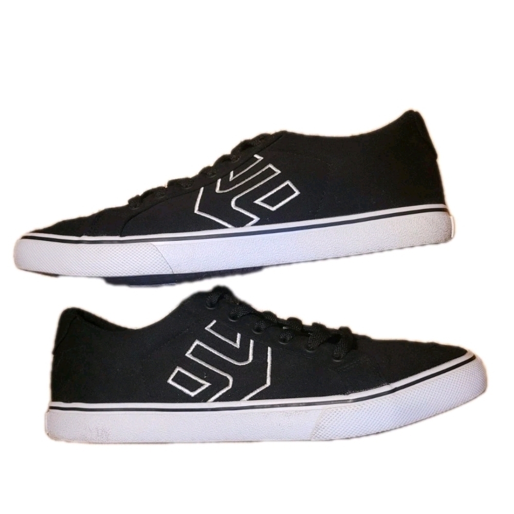 Etnies Mens Flip Retro Low Black Skate Sneakers Sz 11 Grunge Revival Streetwear - Picture 3 of 6